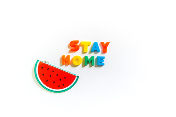 Stay at home with the children. Toys for games
