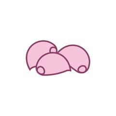 Garlic vector icon illustration design template