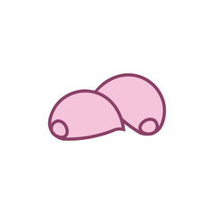 Garlic vector icon illustration design template