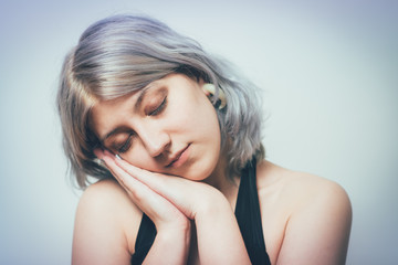 Fototapeta premium Sleep. Female