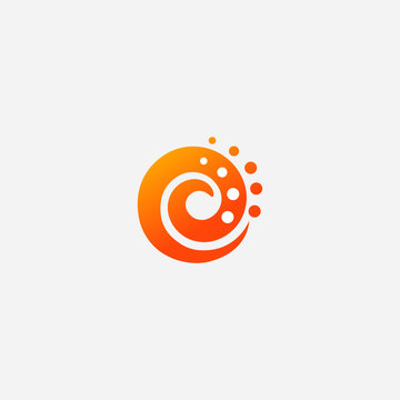 solor logo design and sun logo