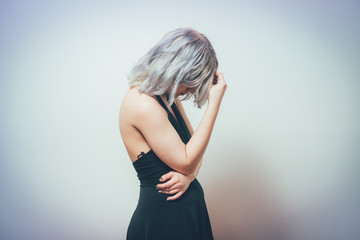 Headache woman