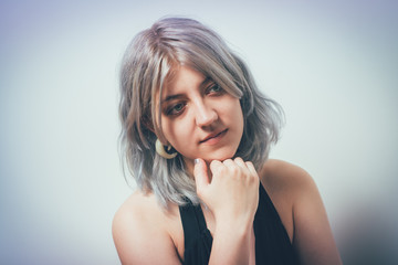 Fototapeta premium Woman thinks