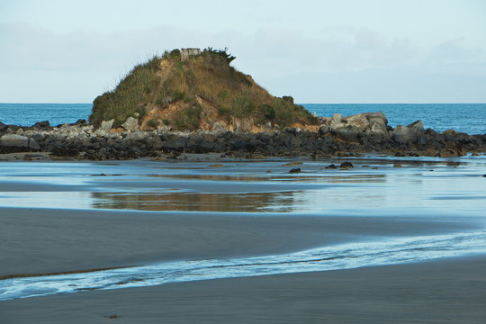 Monkey Island near Orepuki,Southland on South Island of New Zealand
