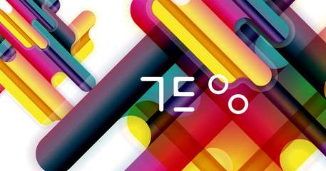 Abstract liquid lines geometric background