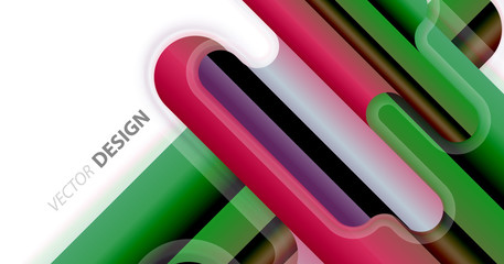 Abstract liquid lines geometric background