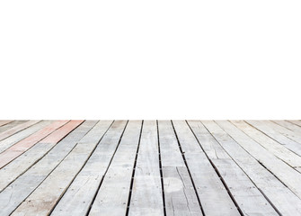 wooden floor on white wall