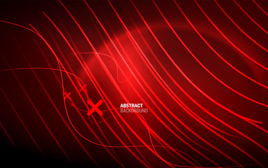 Abstract background - neon line design for Wallpaper, Banner, Background, Card, Book Illustration, landing page