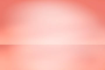 Orange pink red pastel white light gradient empty studio room backdrop wallpaper abstract background blurred. use for showcase or product your. copy space for text