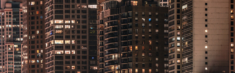 Obraz premium A cross section of Chicago's skyline