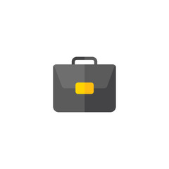 Bag icon. Briefcase sign. Portfolio symbol.  Trendy Flat style for graphic design, Web site, UI. EPS10. - Vector illustration