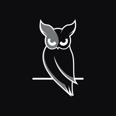 Owl logo and icon concept. Logo available in vector.