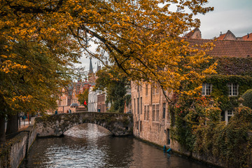 Bridge in the Bruges City