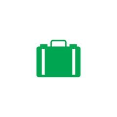 Bag icon. Briefcase sign. Portfolio symbol. Trendy Flat style for graphic design, Web site, UI. EPS10. - Vector illustration