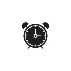 Alarm Clock vector icon isolated on white background. Alarm clock ringing icon. Symbol for your web site design, logo, app, UI.