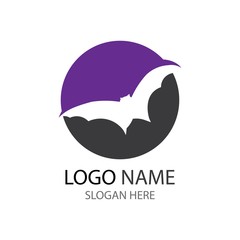 bat vector icon template illustration design