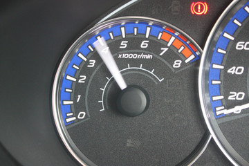 Fototapeta premium Vehicle rev counter