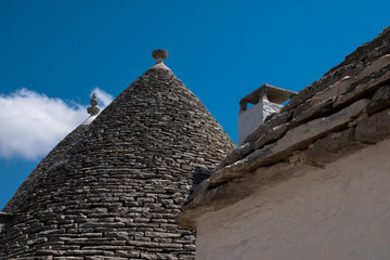 Fototapeta na wymiar Trulli houses in Alberobello, Italy