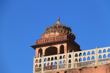Details of the Hawa Mahal Palace, Jaipur, India