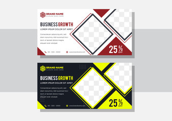 Abstract banner design web template Set, Horizontal header web. Modern Geometric background for website, Social Media Cover ads, flyer, invitation card. square shape for photo in white and dark blue