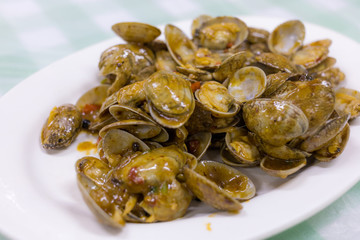 Hong Kong style stir fried clam