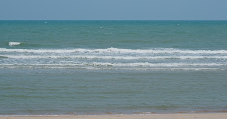 Sea wave on the beach