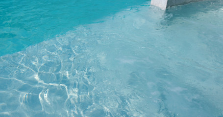 Fototapeta premium Water wave texture in swimming pool