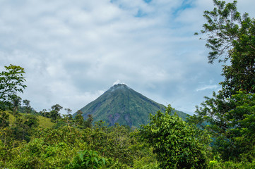 Arenal Volcano seen in the distance