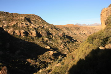 Paysage Malealea Lesotho Afrique - Malealea Landscape Africa