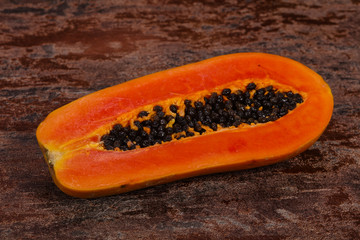 Tasty delicous ripe fruit Papaya