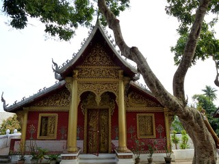 Wunderschönes Kloster-Gebäude in Luang Prabang, Laos