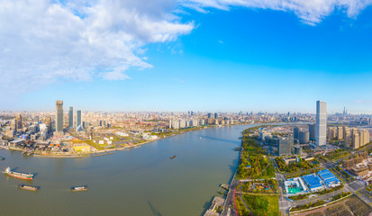 Fototapeta premium City Scenery of Pudong New Area, Shanghai, China