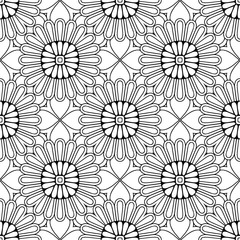 Seamless pattern. Vintage decorative elements