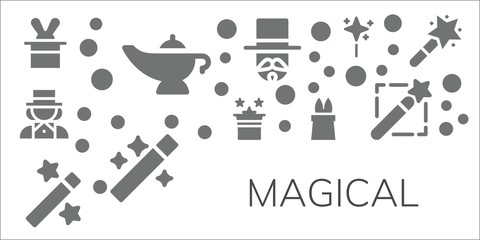 magical icon set