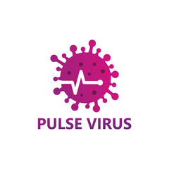 Pulse Virus Logo Template Design