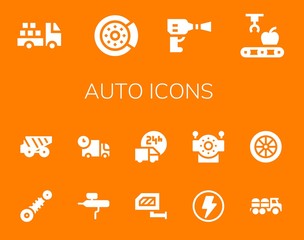 auto icon set