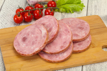 Natural ham made from pork
