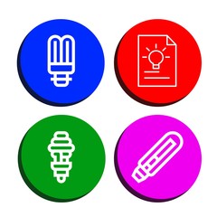 energy-saving icon set