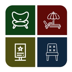 folding icon set