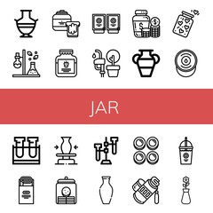 jar icon set