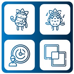 Set of problem icons