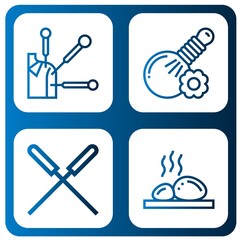 Set of ayurveda icons