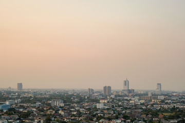 Fototapeta na wymiar City view bangkok in thailand
