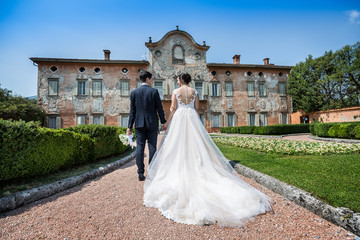 Sposi in villa