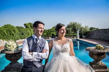 Sposi in villa