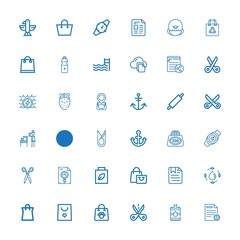Editable 36 simplicity icons for web and mobile