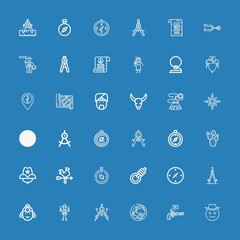 Editable 36 west icons for web and mobile