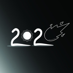 2020 virus and meteor disaster earth