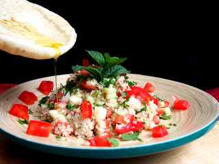 Tabbouleh dish recipe kasza © Agnieszka
