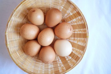 eggs in a basket